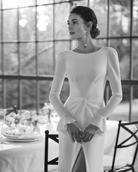 robe unie blanche minimaliste aire barcelona